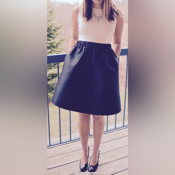 Kate Spade | Black and White Pleated Mini Dress - Picture 6 of 6